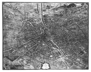 Pianta di Parigi, nota come «Plan de Turgot», incisa da Claude Lucas, 1734-39